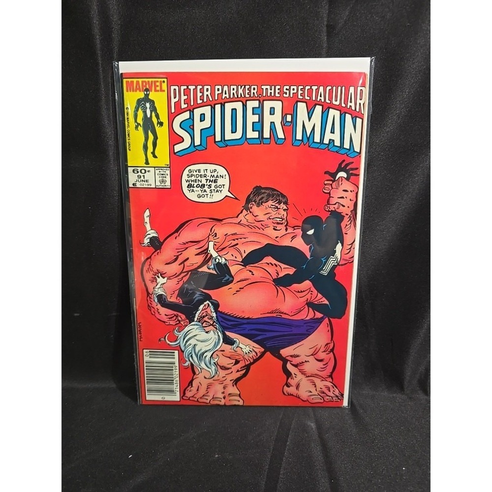 1984 Marvel Peter Parker The Spectacular Spider-Man #91 Black Suit Black Cat